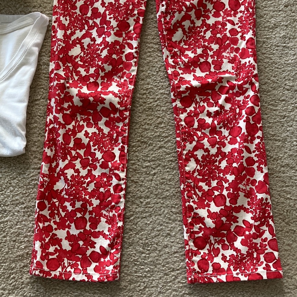 Tory Burch Laurel Cropped Straight Leg Pants - Picture 4 of 8